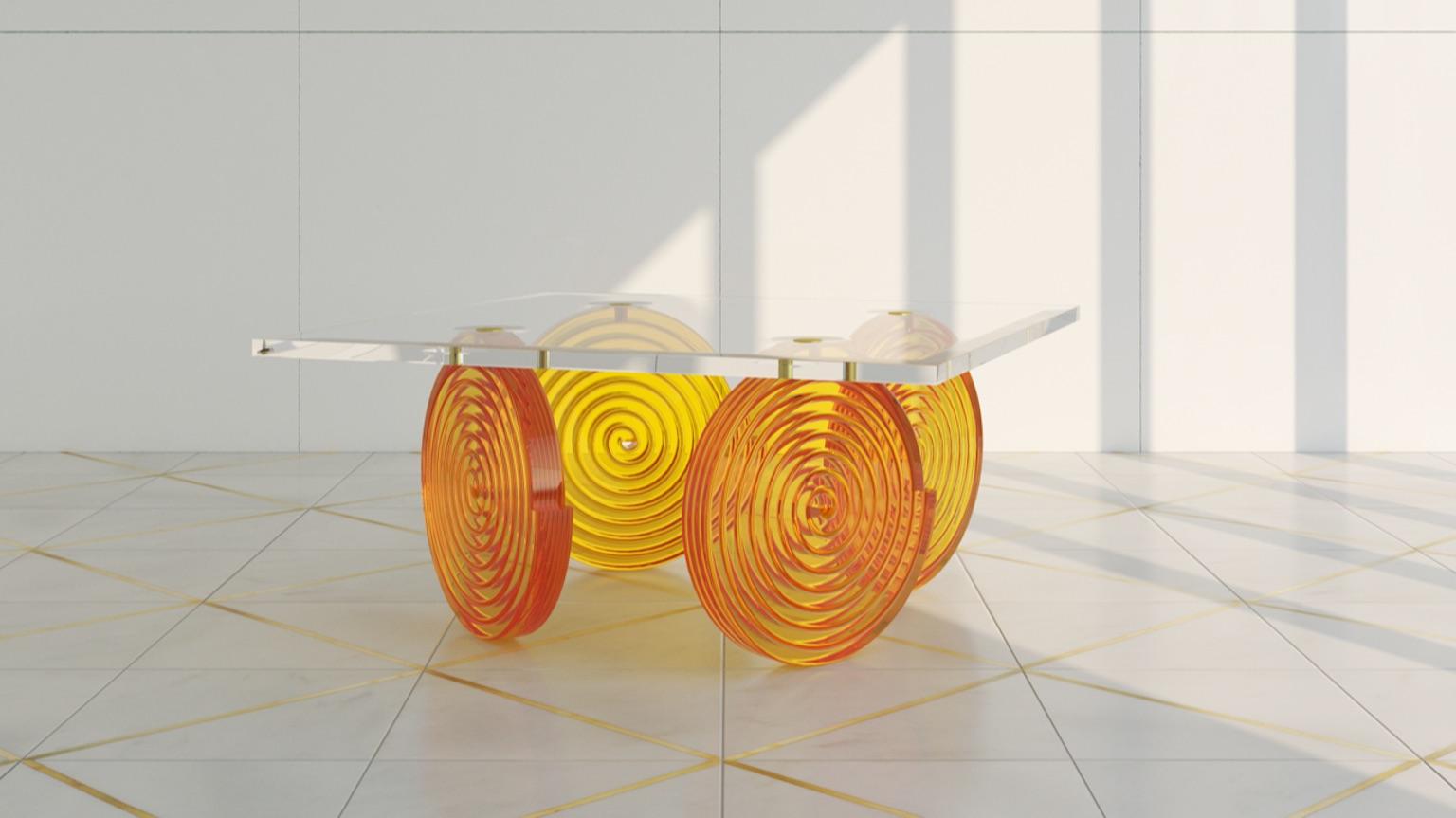 Table basse modèle Gae Pop-Licorice modèle Candy Collection de Studio Superego en vente 3