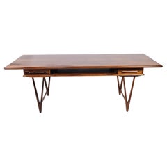 Couchtisch Modell 32 aus furniertem und massivem Palisanderholz von E.W. Bach aus den 1960er Jahren