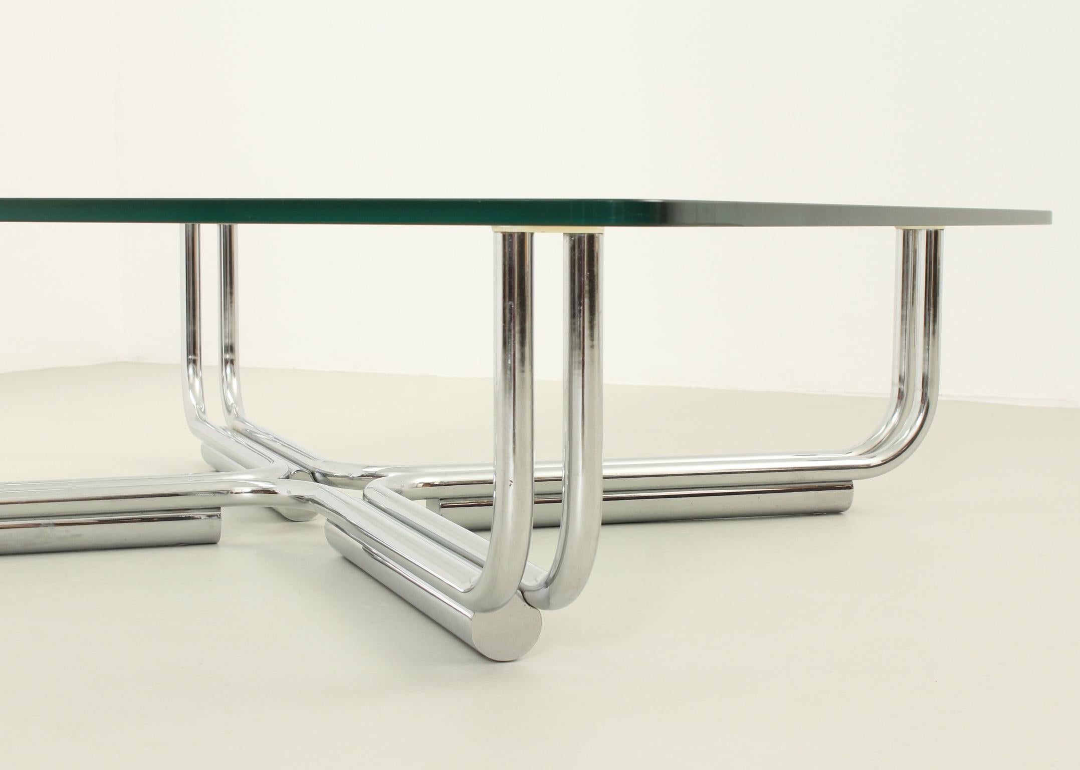 Steel Coffee Table Model 784 by Gianfranco Frattini for Cassina, Italy