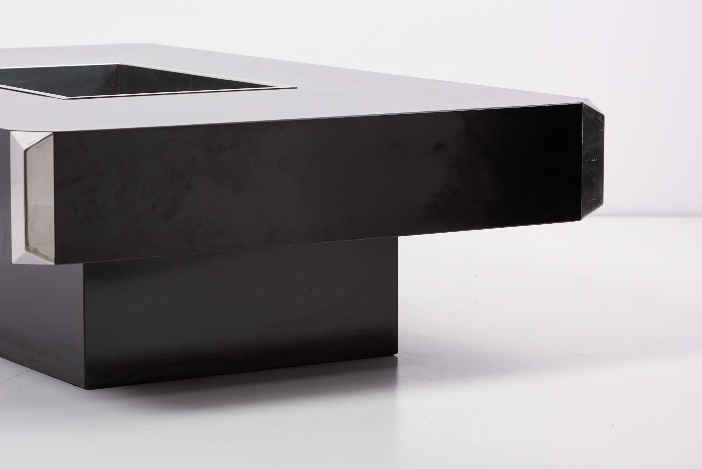 Coffee Table, Model Alveo by Willy Rizzo for Mario Sabot, Italy, 1970s 1