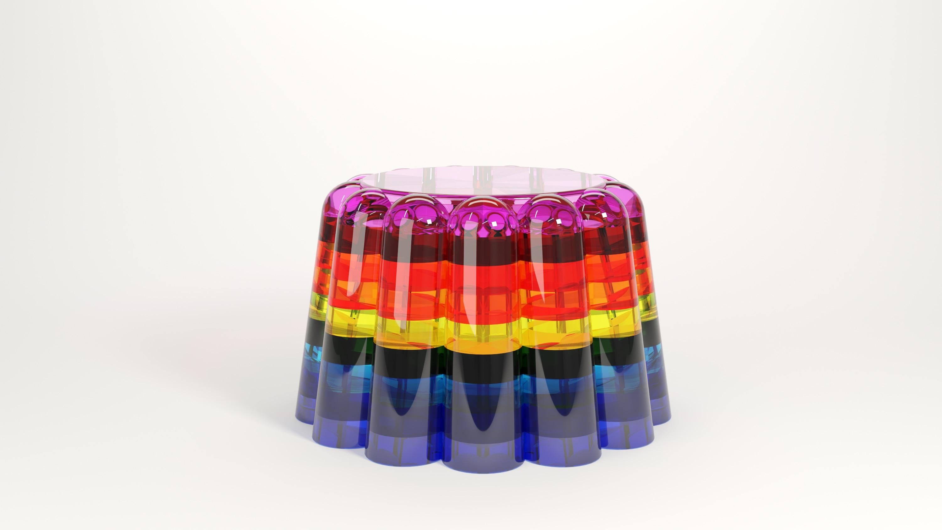 Couchtisch Modell Fuffly Candy Kollektion von Studio Superego, Italien (Italienisch) im Angebot