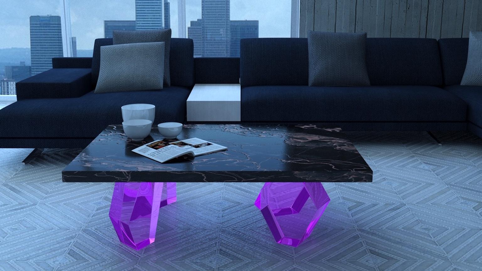 Table basse Future Pyrite Model par Studio Superego, Italie en vente 2