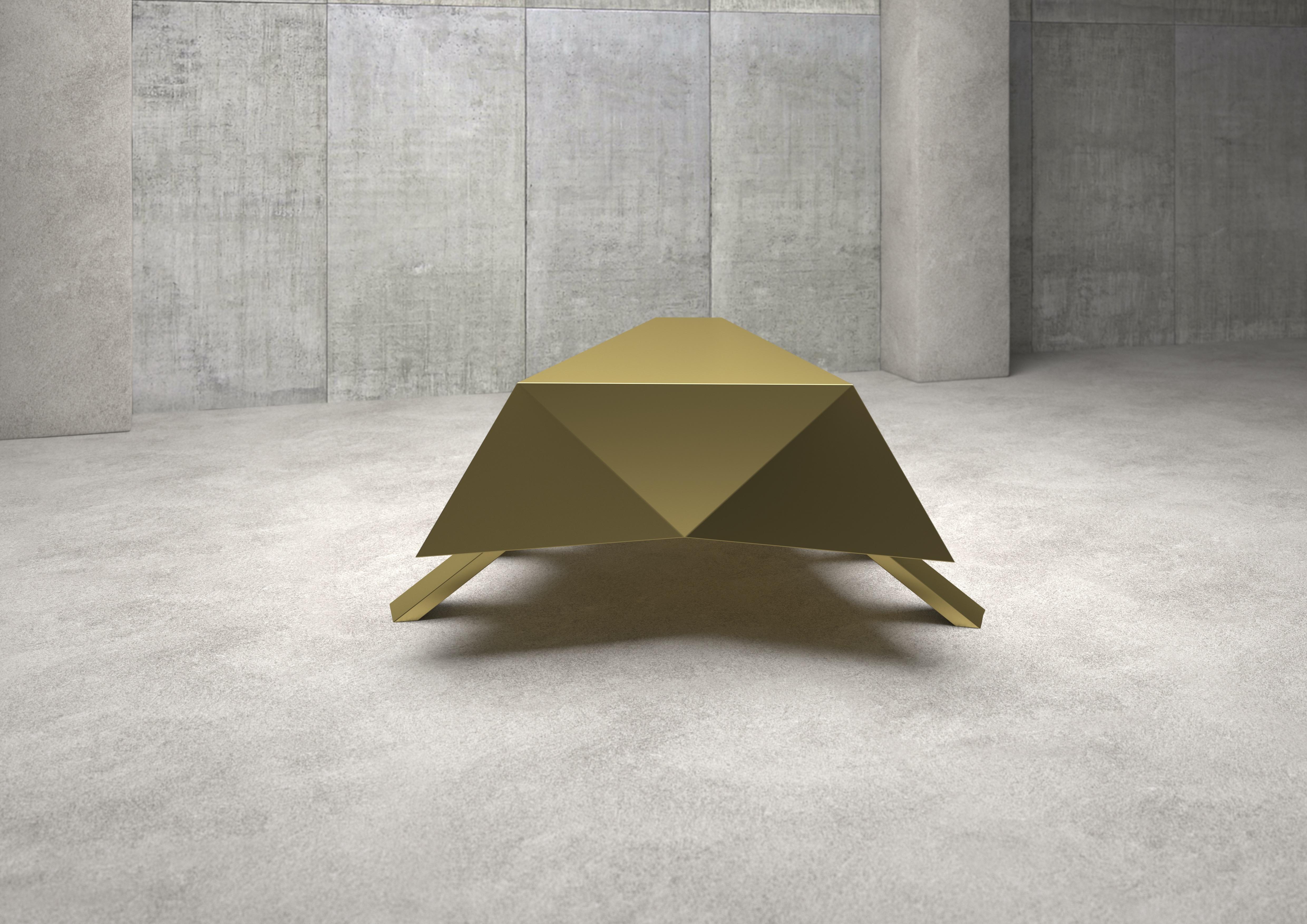 Insetto A sculpture coffee table totally in satin brass from the Nature collection designed by Sergio Ragalzi. Limited edition of three pieces. Produced for Superego Editions.
Numbered and signed.

Biography
Sergio Ragalzi was born in Turin in