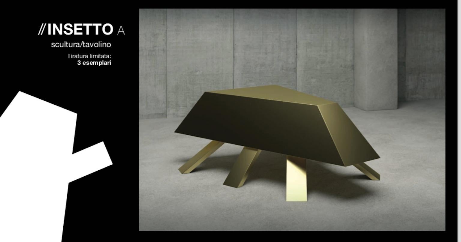 Insetto A Model Coffee Table by Sergio Ragalzi for Superego Editions, Italy For Sale 1