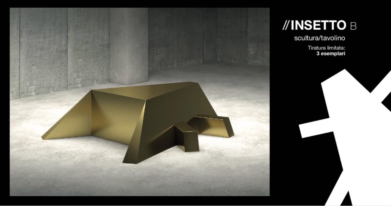 Insetto B Model Coffee Table by Sergio Ragalzi for Superego Editions, Italy For Sale 3