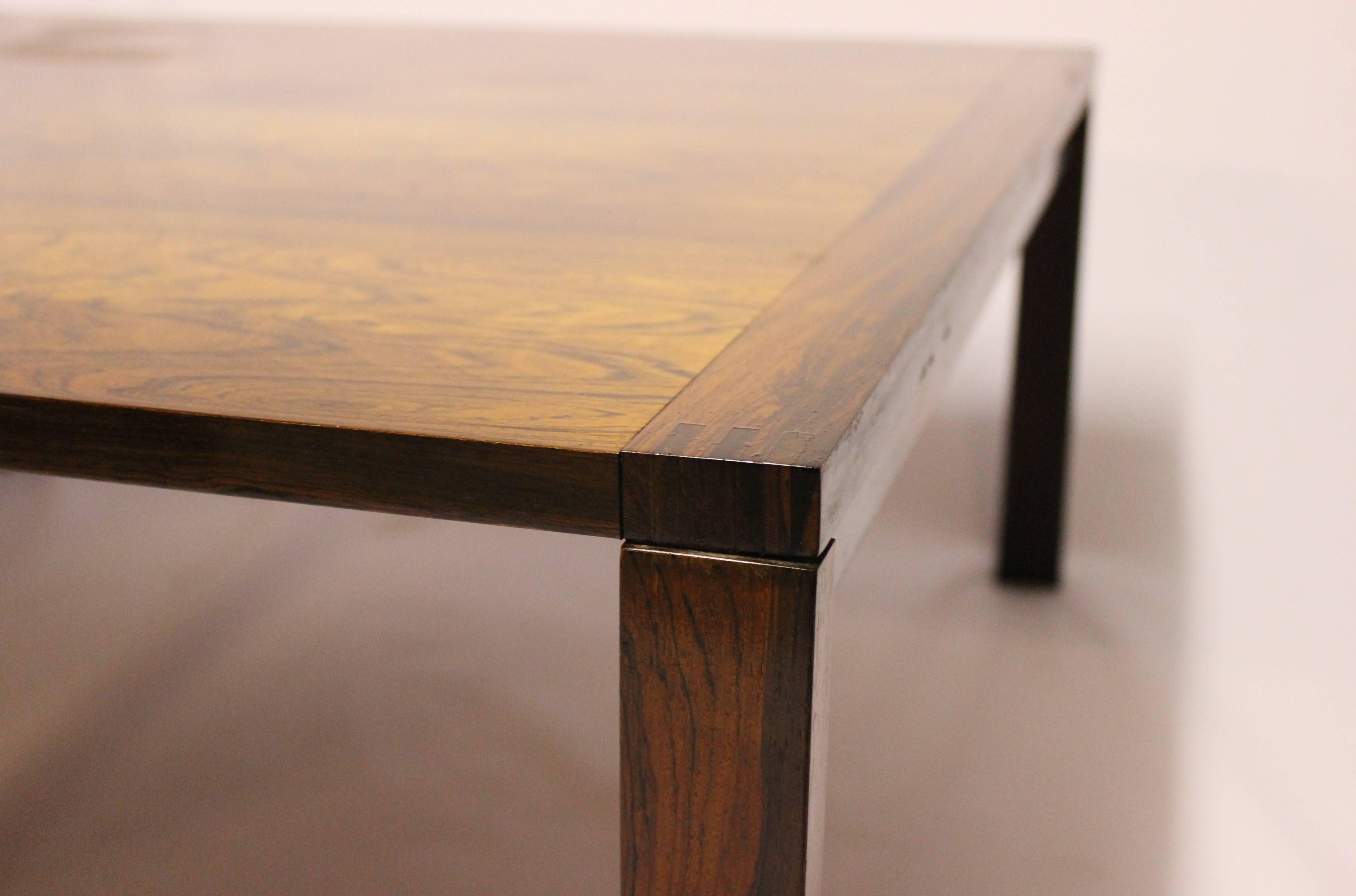 Coffee Table Model Moduline, Rosewood by Ole Gjerløv-Knudsen and Torben Lind In Good Condition For Sale In Lejre, DK