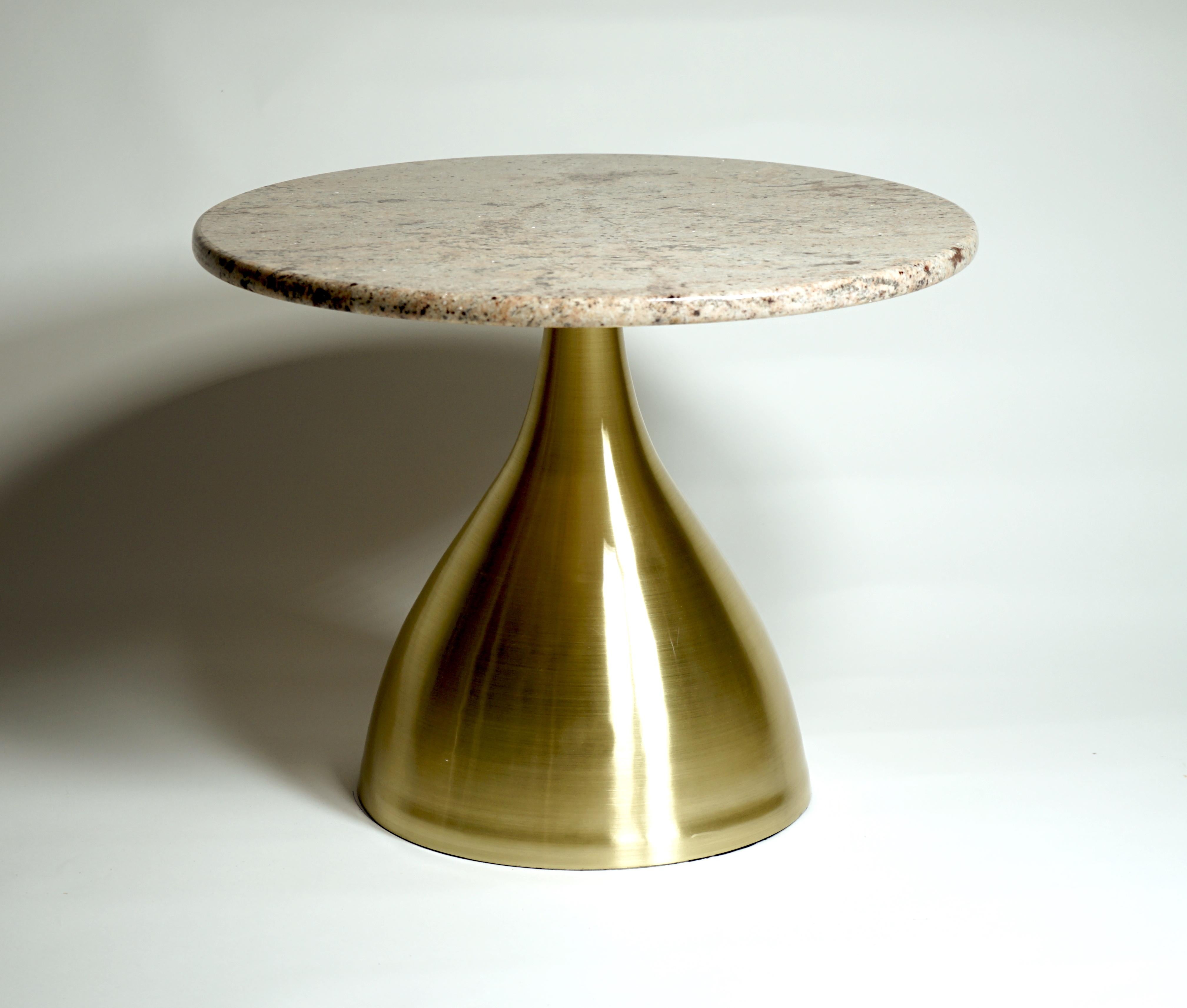 Coffee table model Mushroom designed by Studio Superego for Superego Editions. Low table handmade with satin brass leg and Sahara marble top.

Biography
Superego editions was born in 2006, performing a constant activity of research in decorative