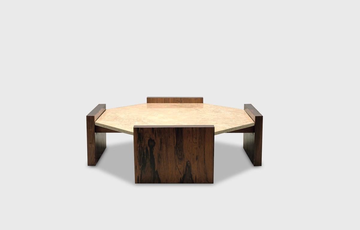 Joaquim Tenreiro Coffee table model 'Octagonal'  In Good Condition For Sale In Barcelona, ES