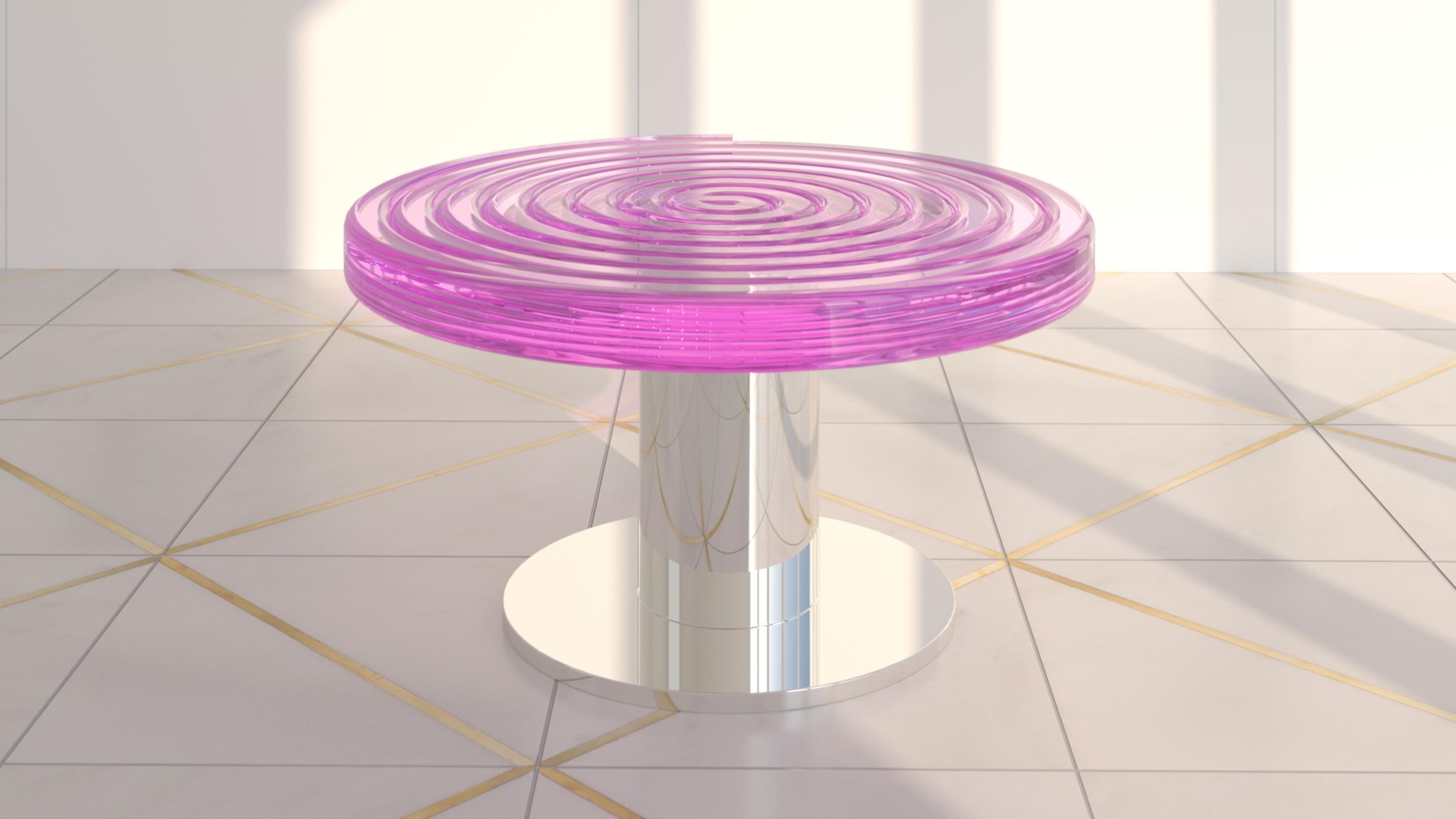 Modern Coffee Table Model Ettore Pop-Licorice Candy Collection by Studio Superego For Sale