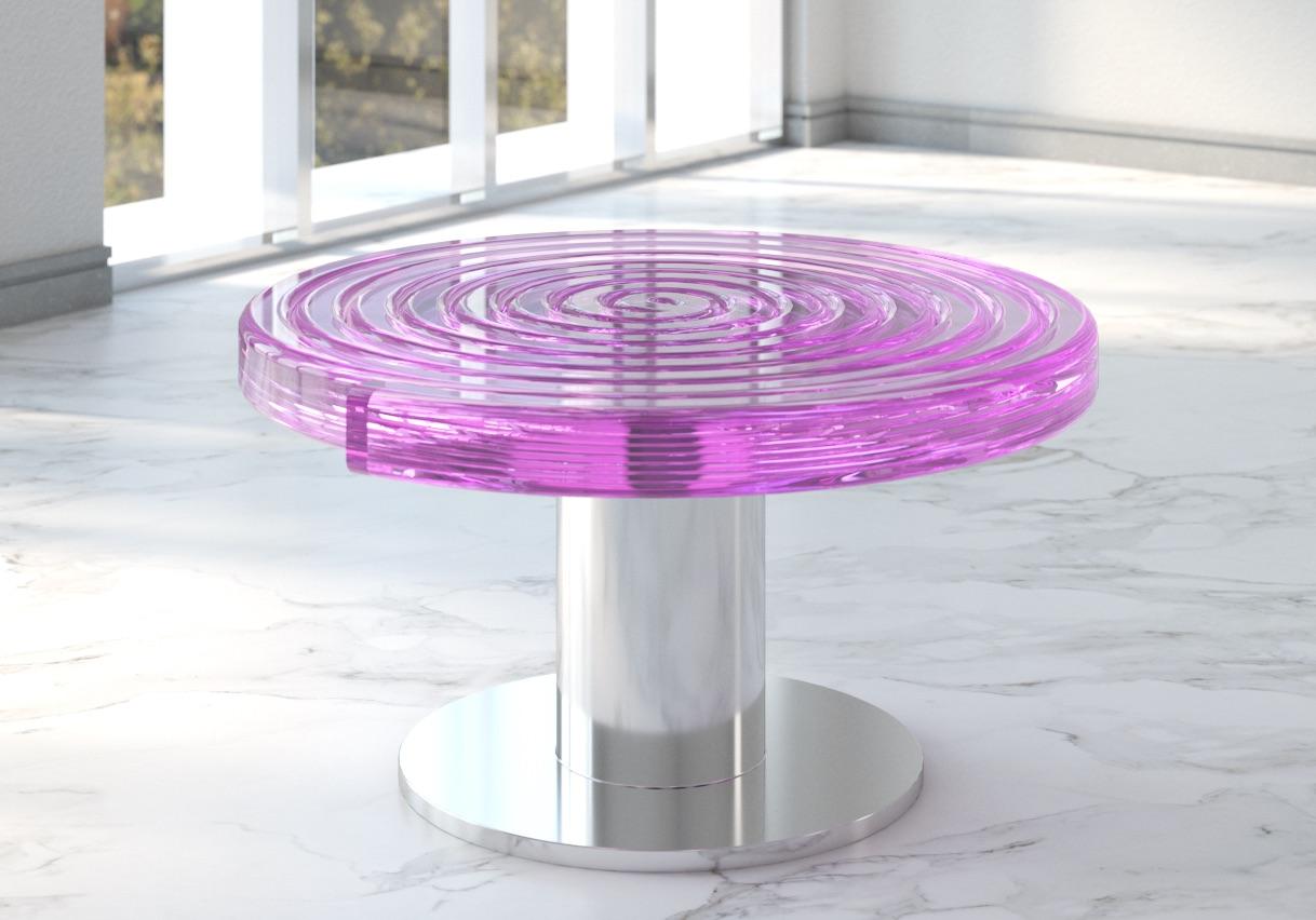 Contemporary Coffee Table Model Ettore Pop-Licorice Candy Collection by Studio Superego  For Sale