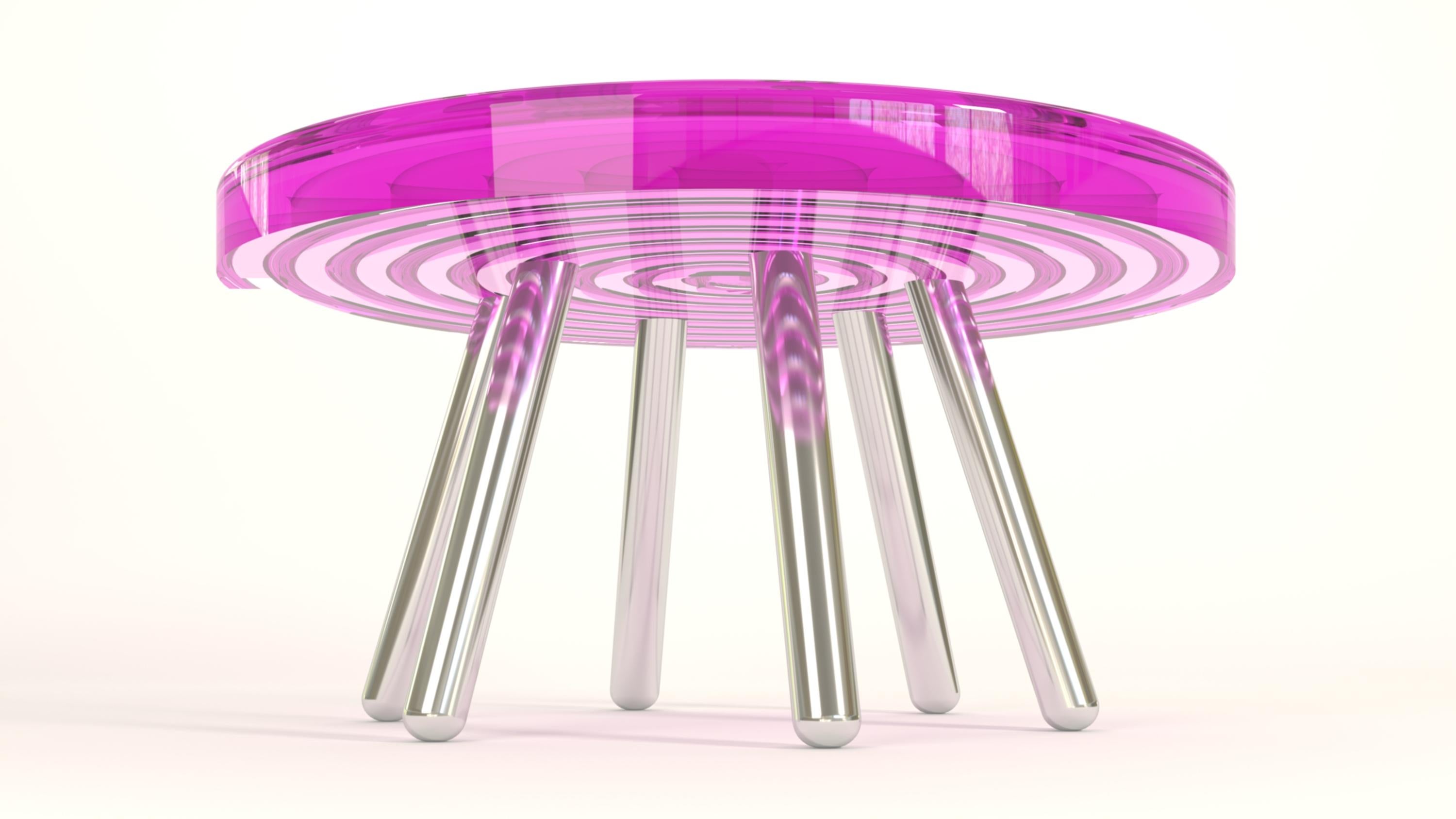 Contemporary Coffee Table Model Pop-Licorice Candy Collection by Studio Superego, Italy For Sale