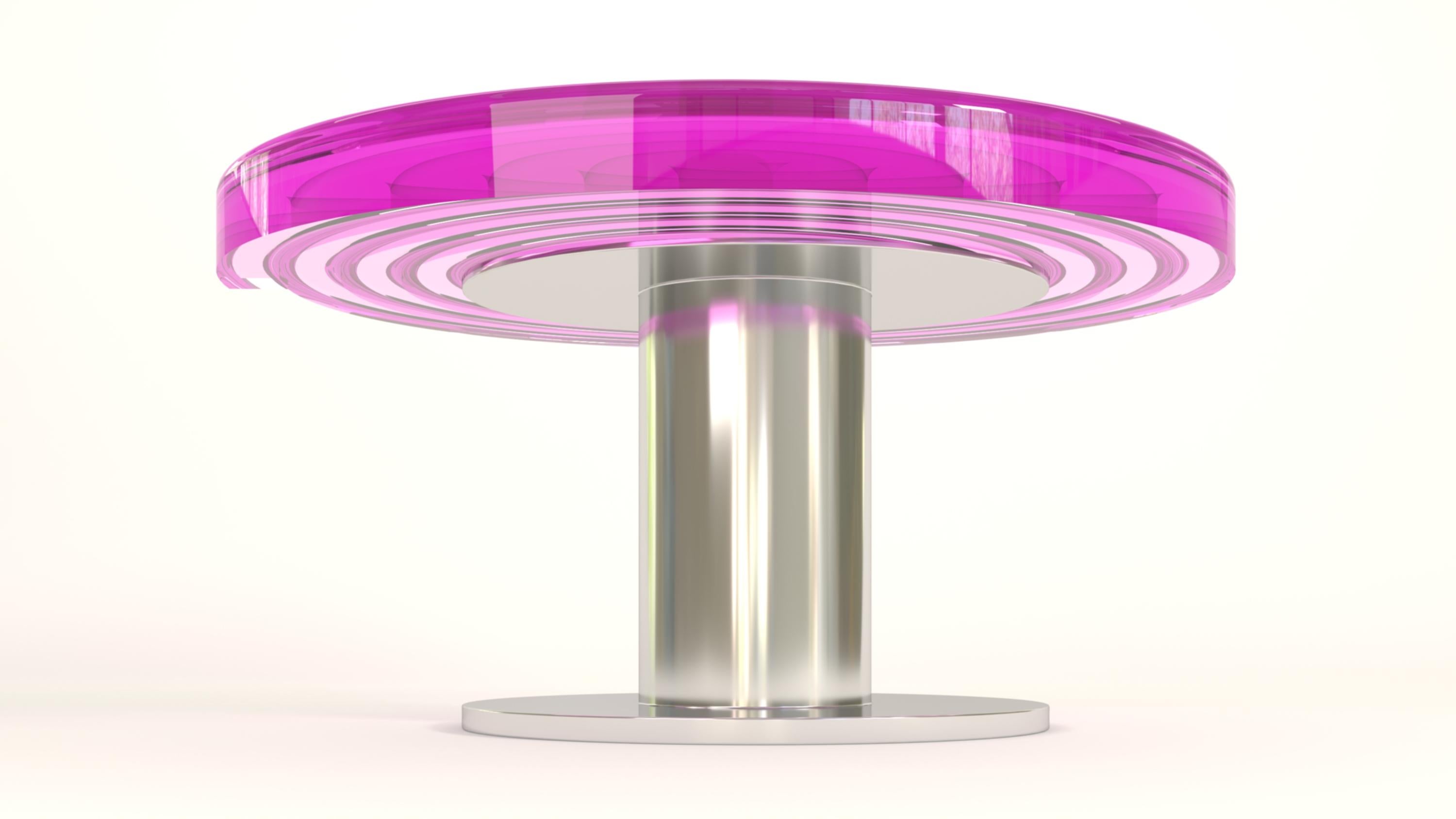 Plexiglass Coffee Table Model Ettore Pop-Licorice Candy Collection by Studio Superego For Sale