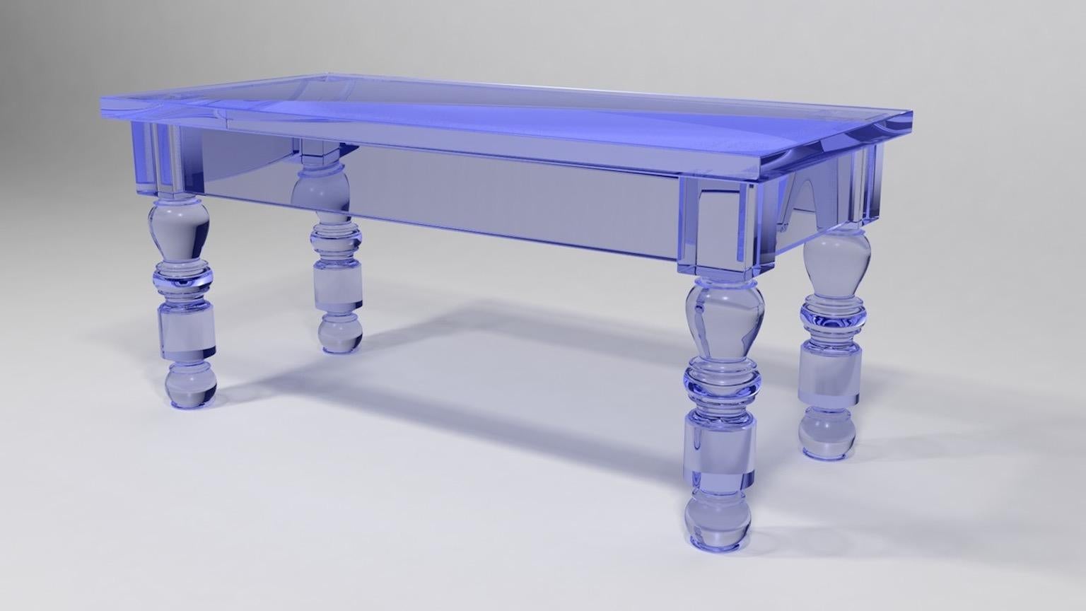 Plexiglass Post Rural Model Coffee Table by Studio Superego, Italy For Sale