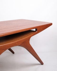 Coffee Table Model "Smilet" In Teak By Johannes Andersen For CFC Silkeborg