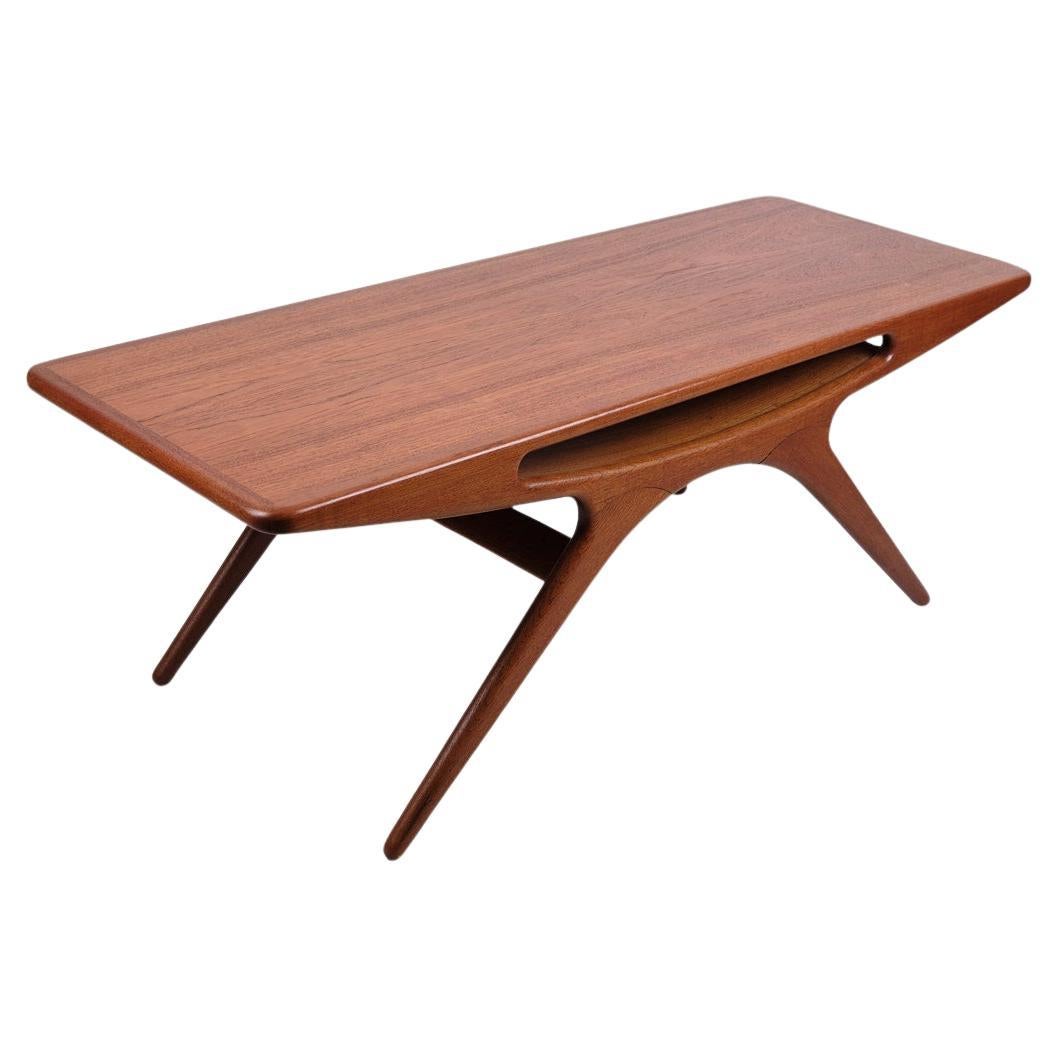 Coffee Table Model "Smilet" In Teak By Johannes Andersen For CFC Silkeborg en vente