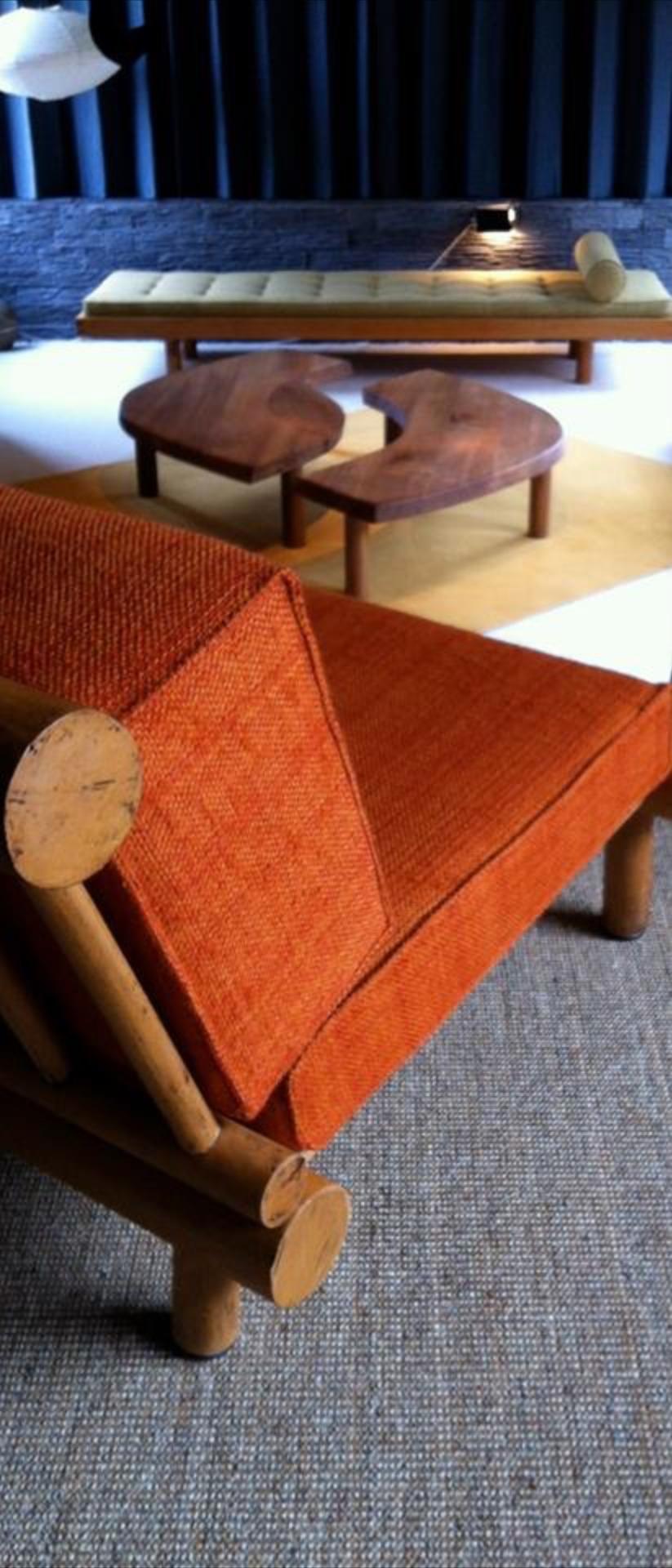 Coffee Table Model 'T 22 S' French Solid Elm, 1965 2