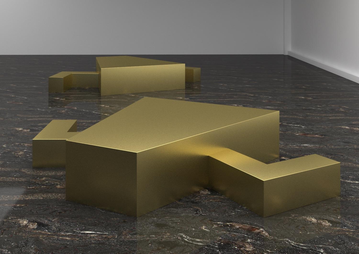 Contemporary Virus A  Model Coffee Table by Sergio Ragalzi for Superego Editions, Italy For Sale