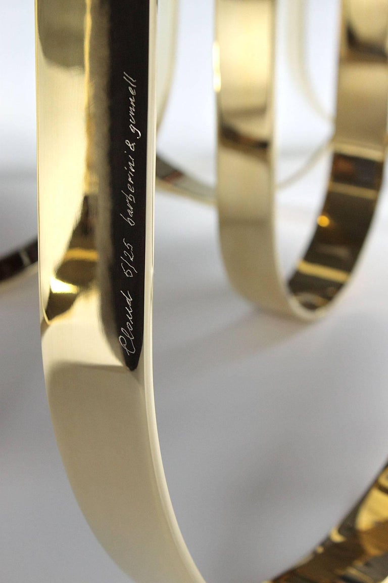 Coffee Center Table Black Marquina Marble Mirror Brass Gold Collectible