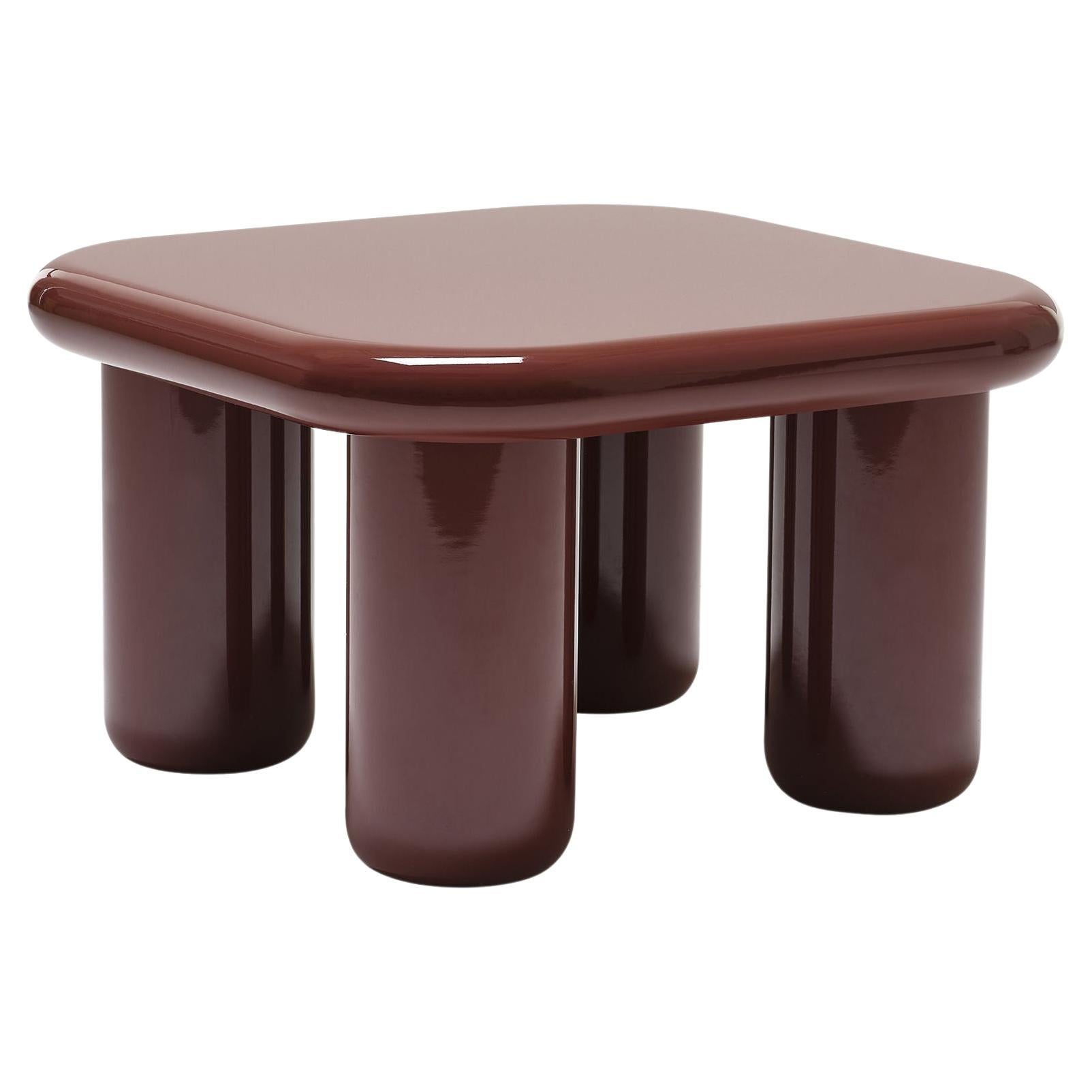 Coffee Table Mogg Bilbao - Glossy lacquered 85×85 cm / 33.46×D 33.46 inch