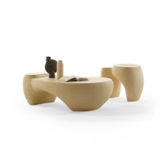 Coffee table Mogg Dune Small - W 60 cm 23.6 inch - Ivory