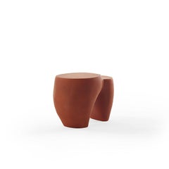 Coffee table Mogg Dune Small - W 60 cm 23.6 inch - Terracotta