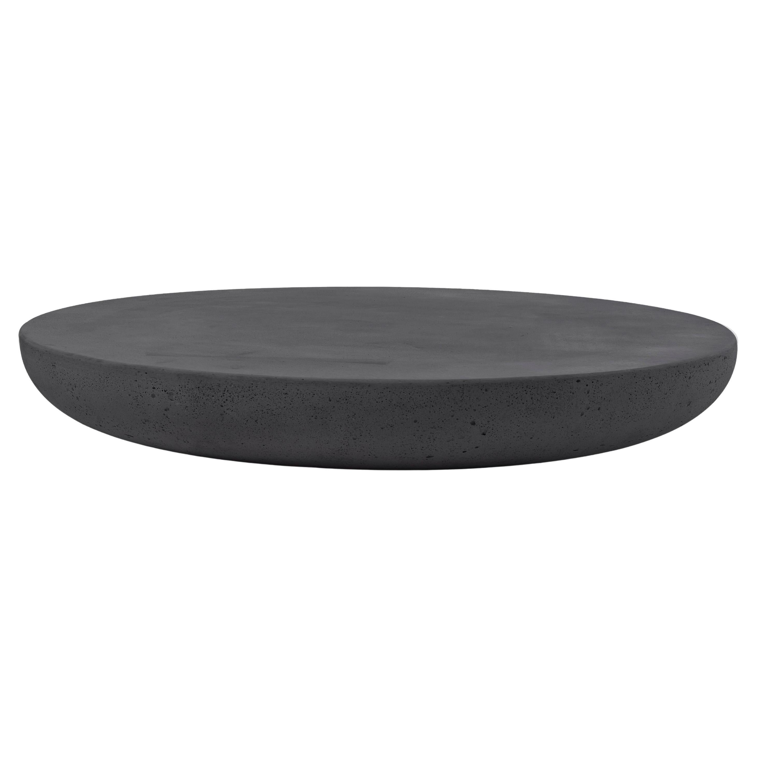 Mesa de centro Mogg Olo 100 - Hormigón antracita - diseño Antonio Facco