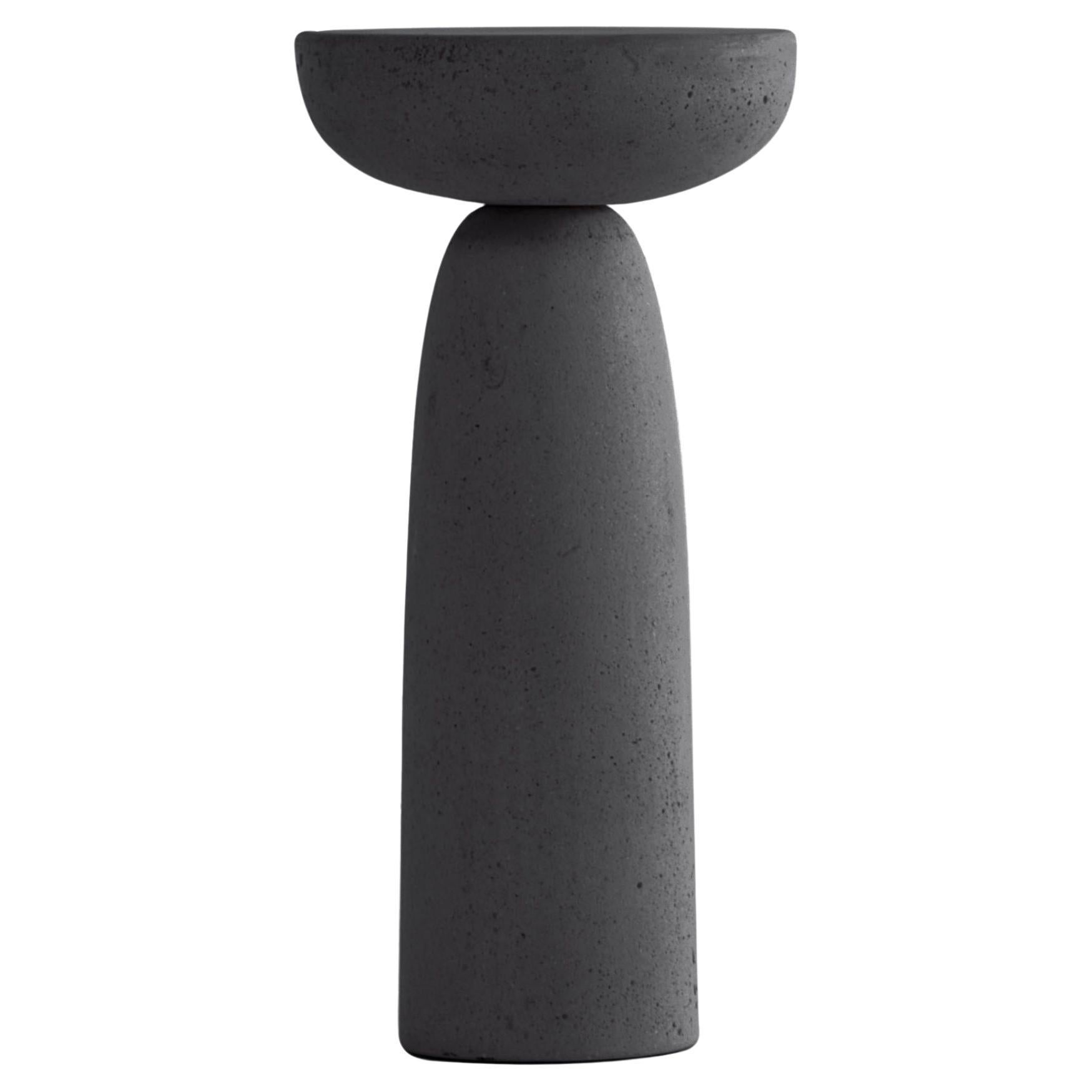 Table basse Mogg Olo 30 - Béton anthracite - design Antonio Facco