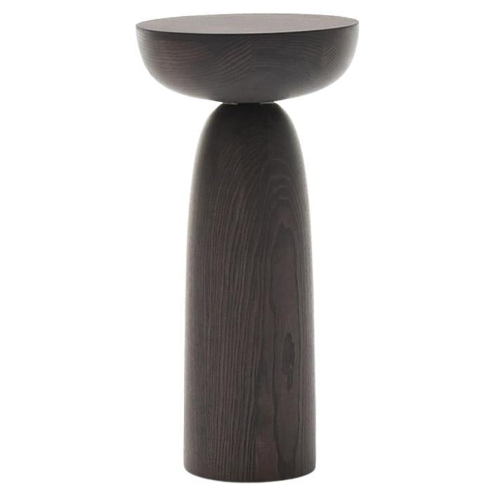 Table basse Mogg Olo 30 - Frêne massif teinté foncé - design Antonio Facco en vente