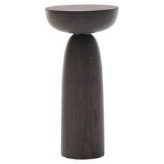 Table basse Mogg Olo 30 - Frêne massif teinté foncé - design Antonio Facco