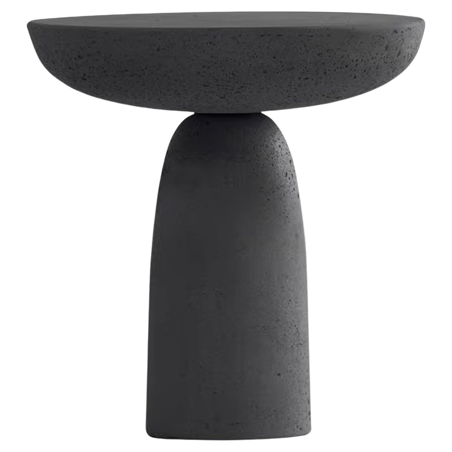 Table basse Mogg Olo 50 - Béton anthracite - design Antonio Facco