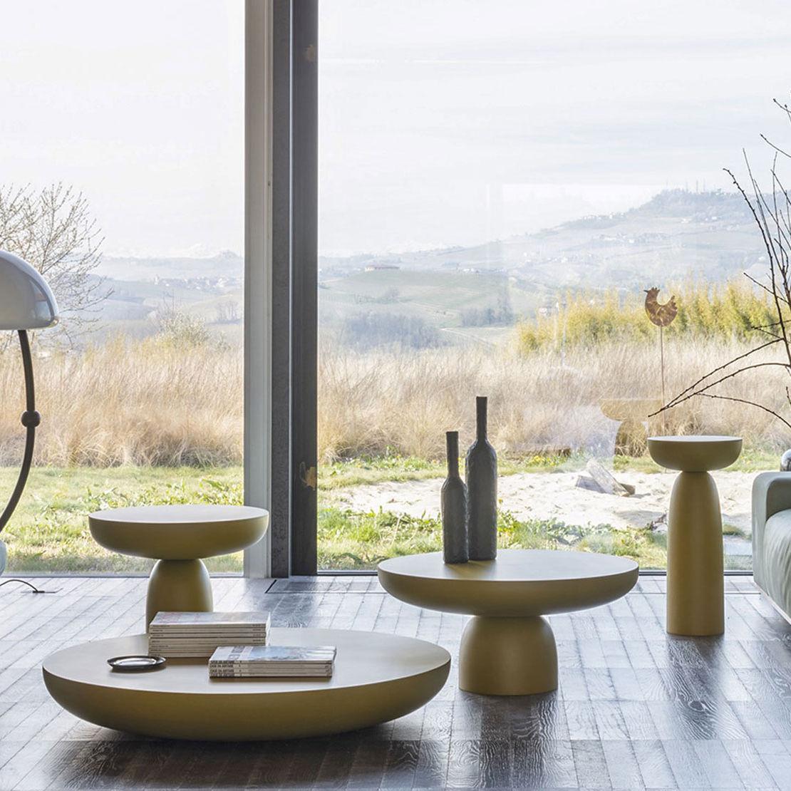 Contemporain Table basse Mogg Olo 50 - couleurs RAL - design Antonio Facco en vente