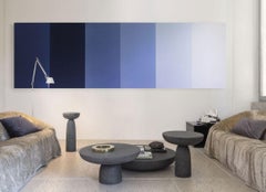 Coffee table Mogg Olo 70 - Anthracite concrete - design Antonio Facco