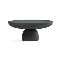 Table basse Mogg Olo 70 - Béton anthracite - design Antonio Facco