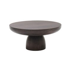 Coffee table Mogg Olo 70 - Dark-stained solid ash - design Antonio Facco