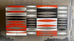 Table basse Navettes de Roger Capron, Vallauris, France, années 1960