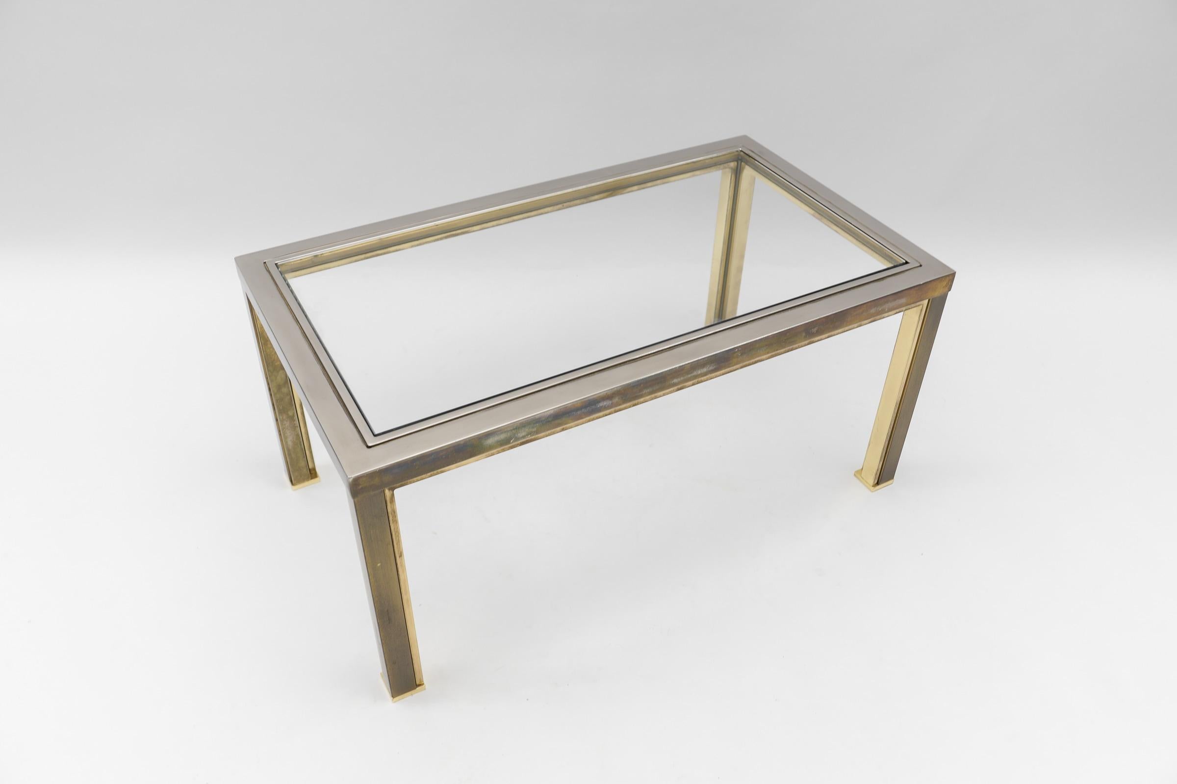 Coffee Table & Nesting Tables from Maison Charles, France 1970s, Set of 3 For Sale 10