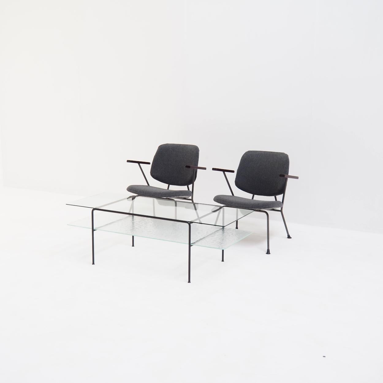Metal Coffee Table Nr. 3637 by A.R.Cordemeijer for Gispen, The Netherlands For Sale