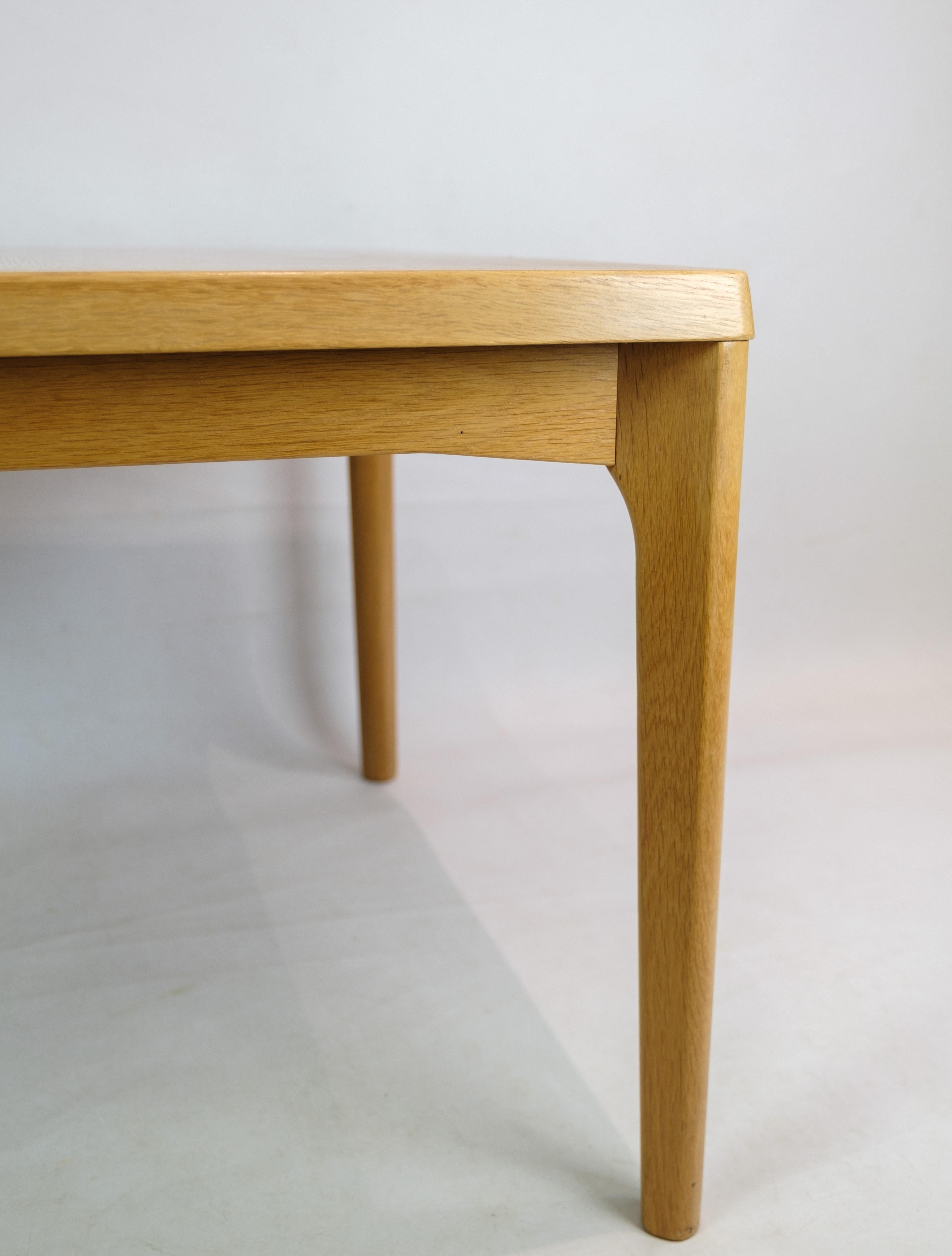 Coffee Table, Oak, Henning Kjærnulf, Vejle Chairs and Furniture Factory, 1960s For Sale 1