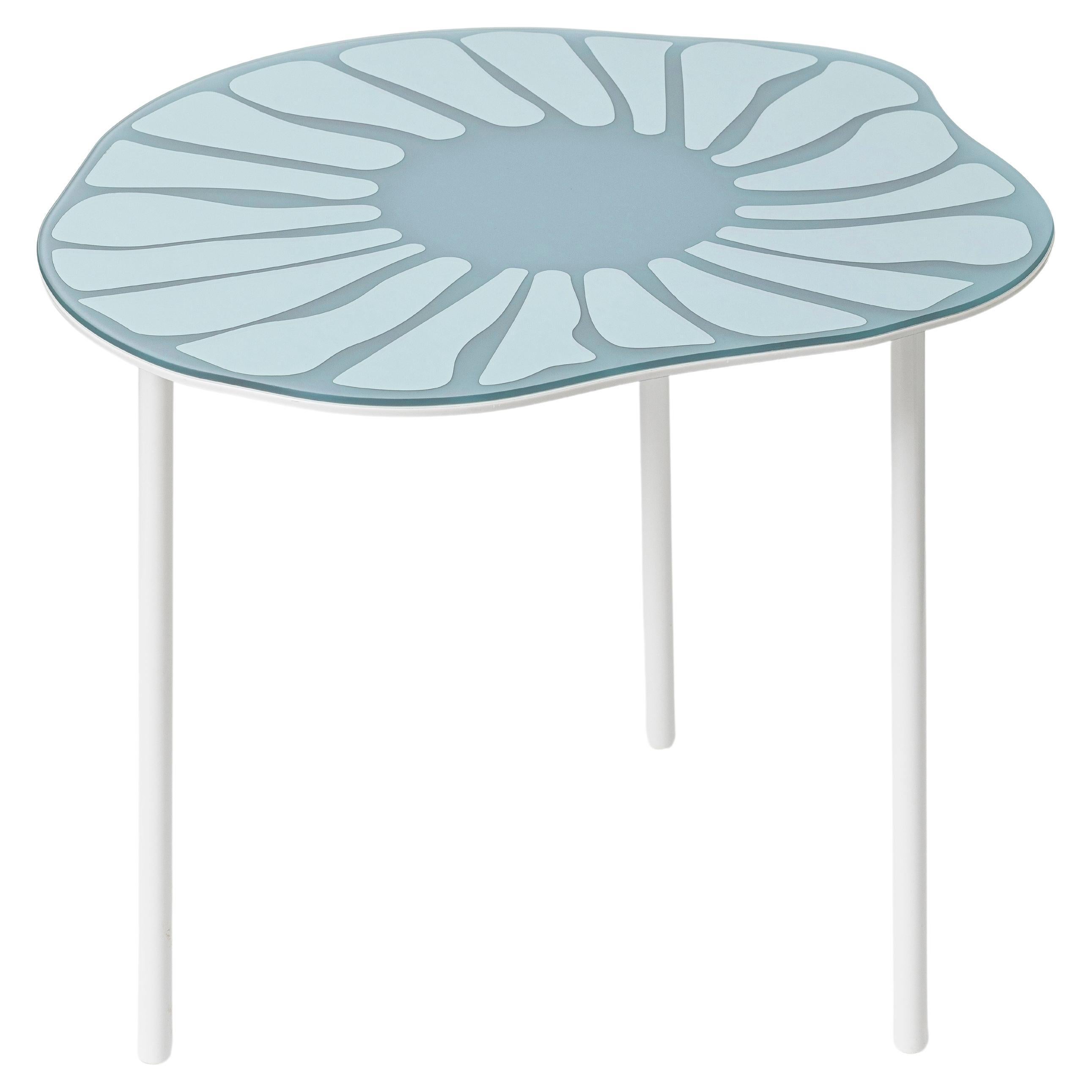 Coffee table OCEAN con superfici specchianti e gambe metalliche rimovibili For Sale
