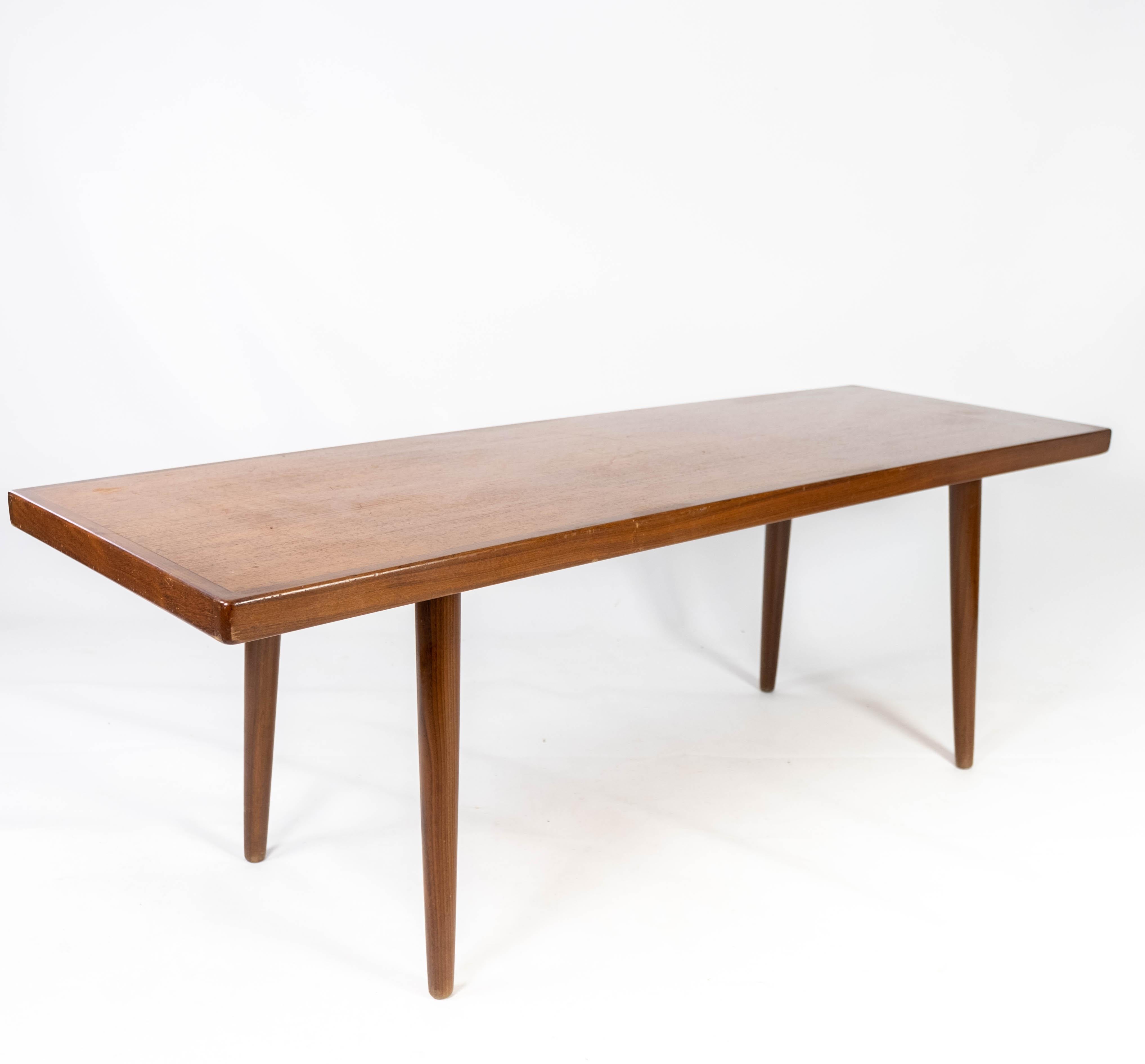 Coffee Table Made In Teak, Danish Design From 1960s For Sale 5