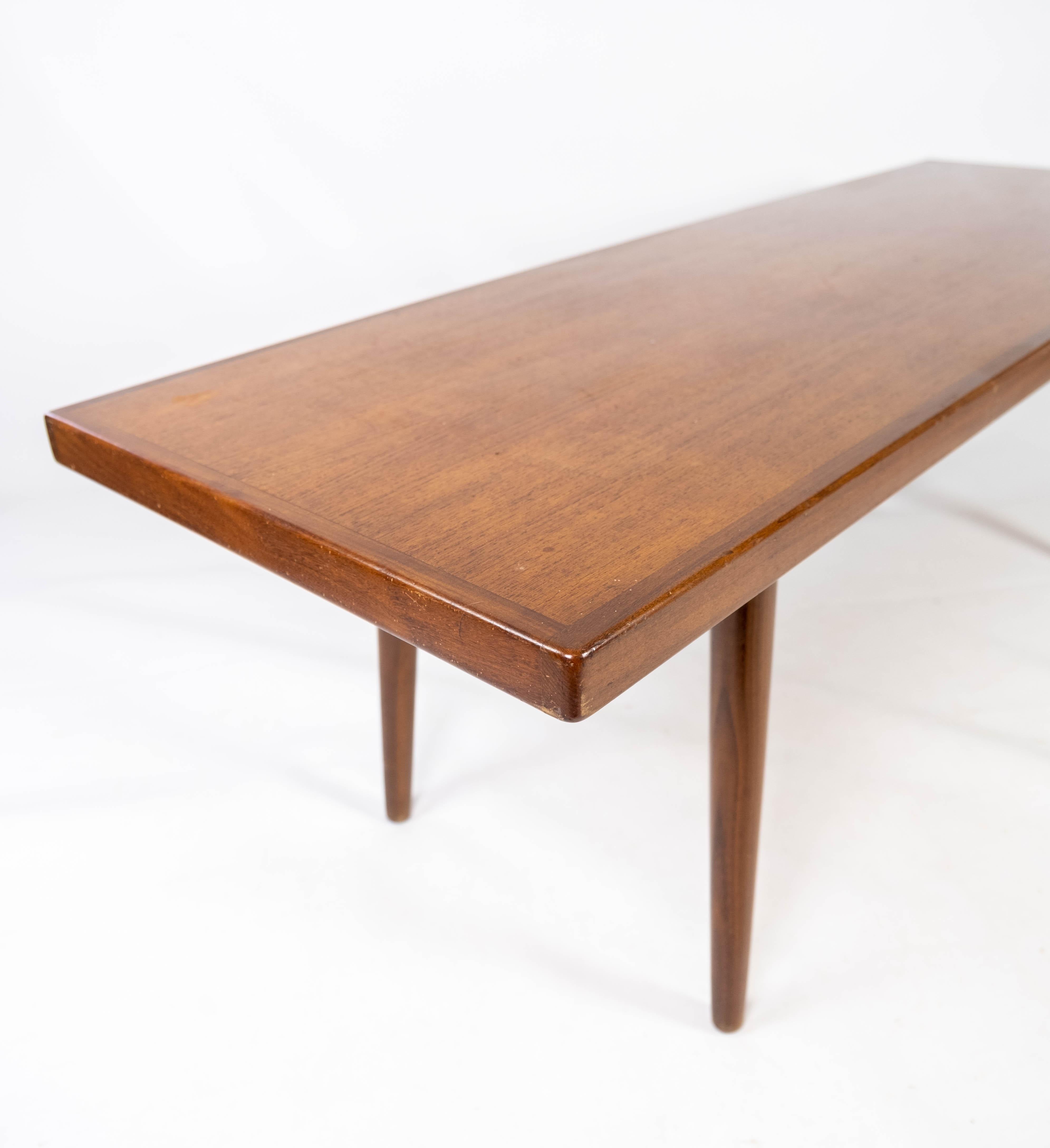 Coffee Table Made In Teak, Danish Design From 1960s For Sale 6