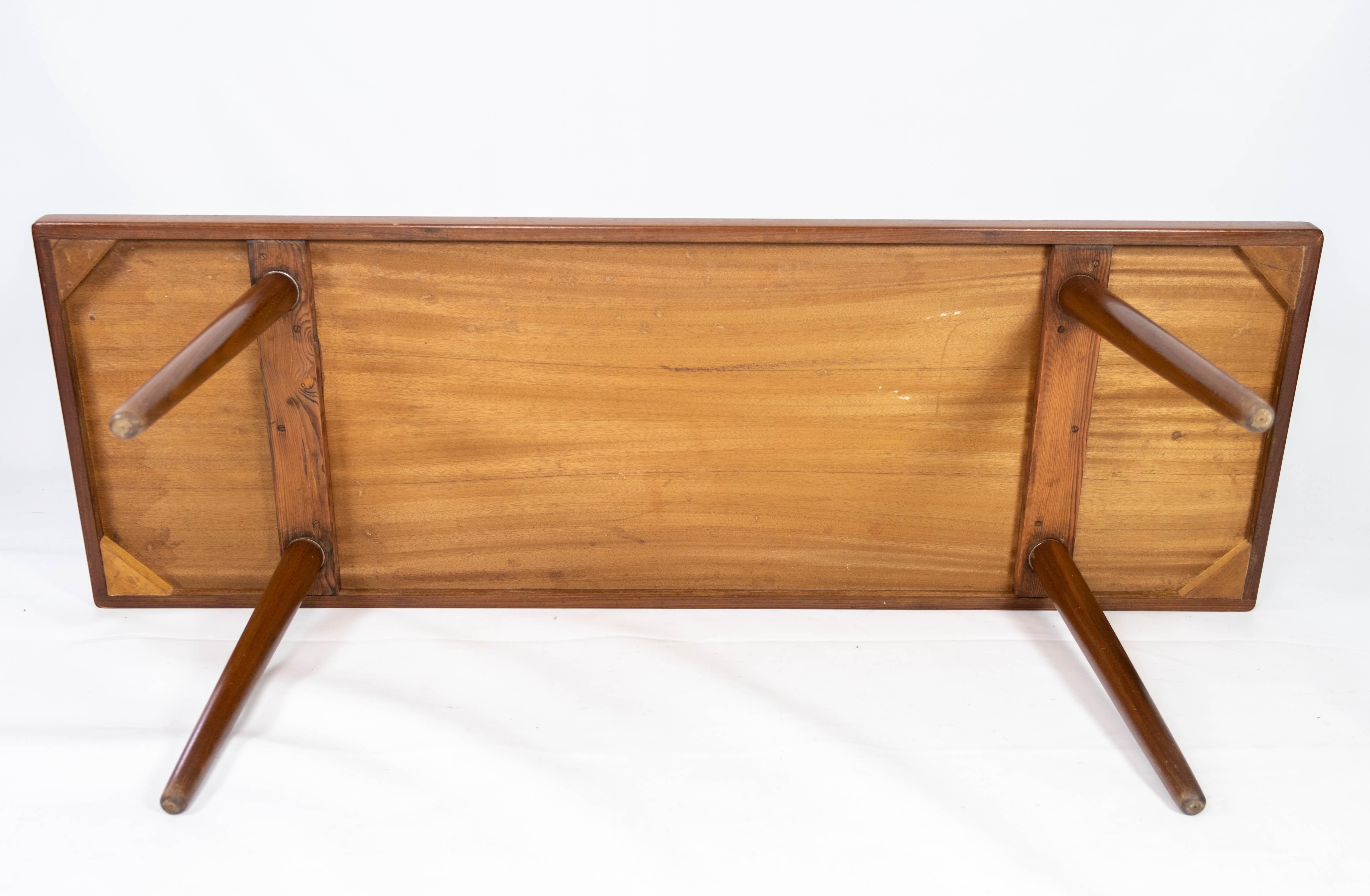 Coffee Table Made In Teak, Danish Design From 1960s For Sale 8