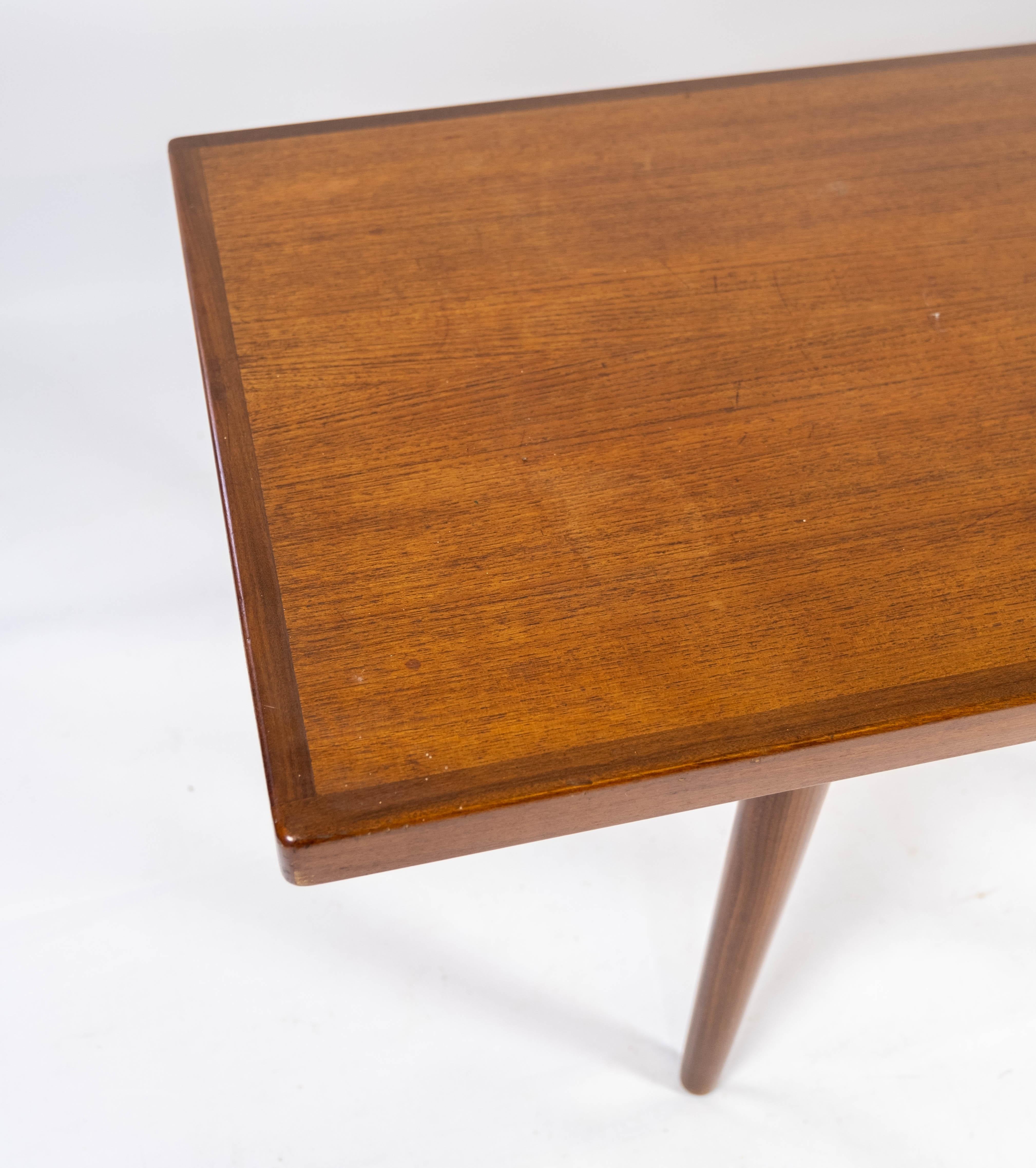 Coffee Table Made In Teak, Danish Design From 1960s For Sale 4