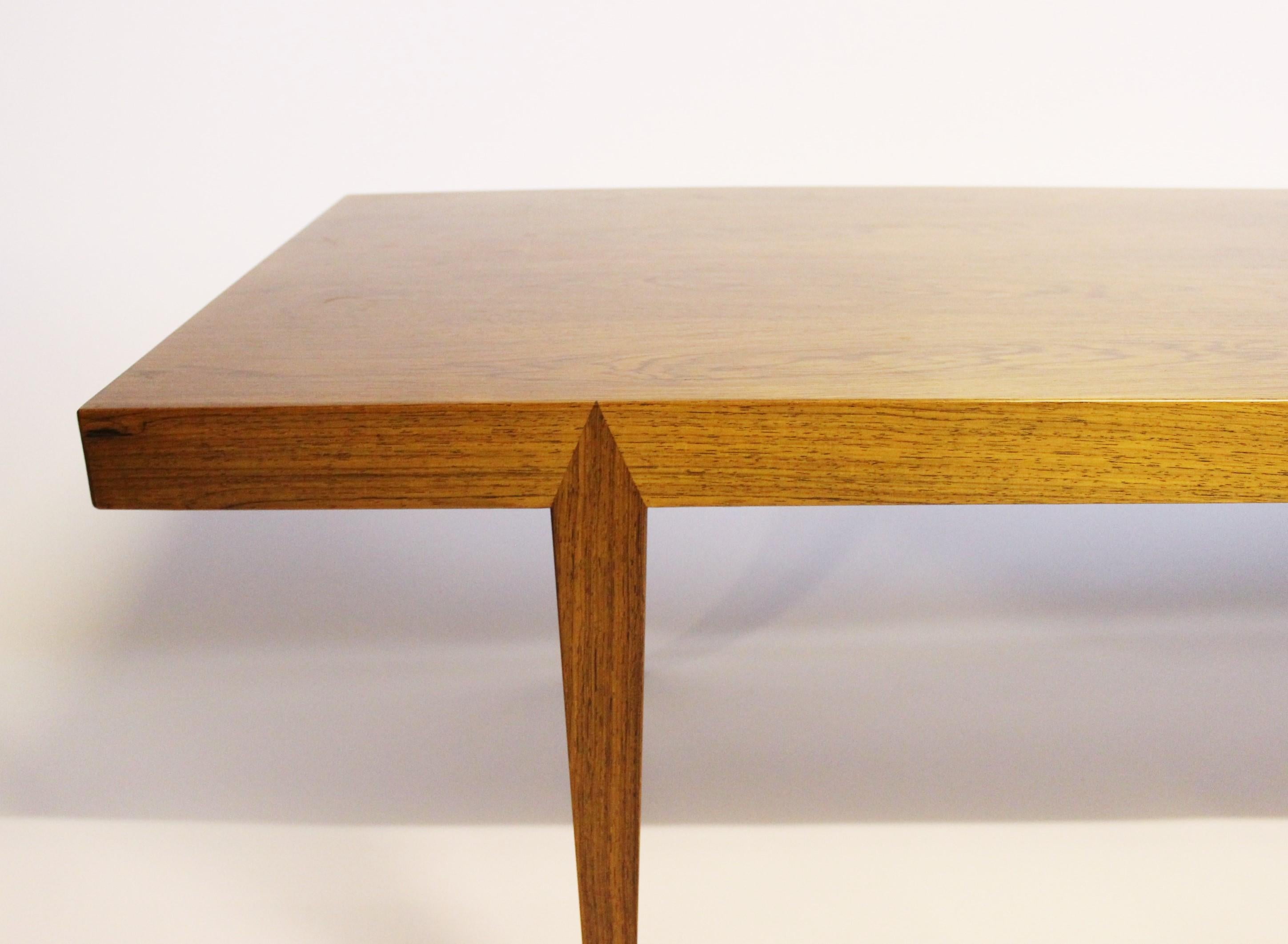 Danish Coffee Table of Rosewood by Severin Hansen and Haslev, 1960s