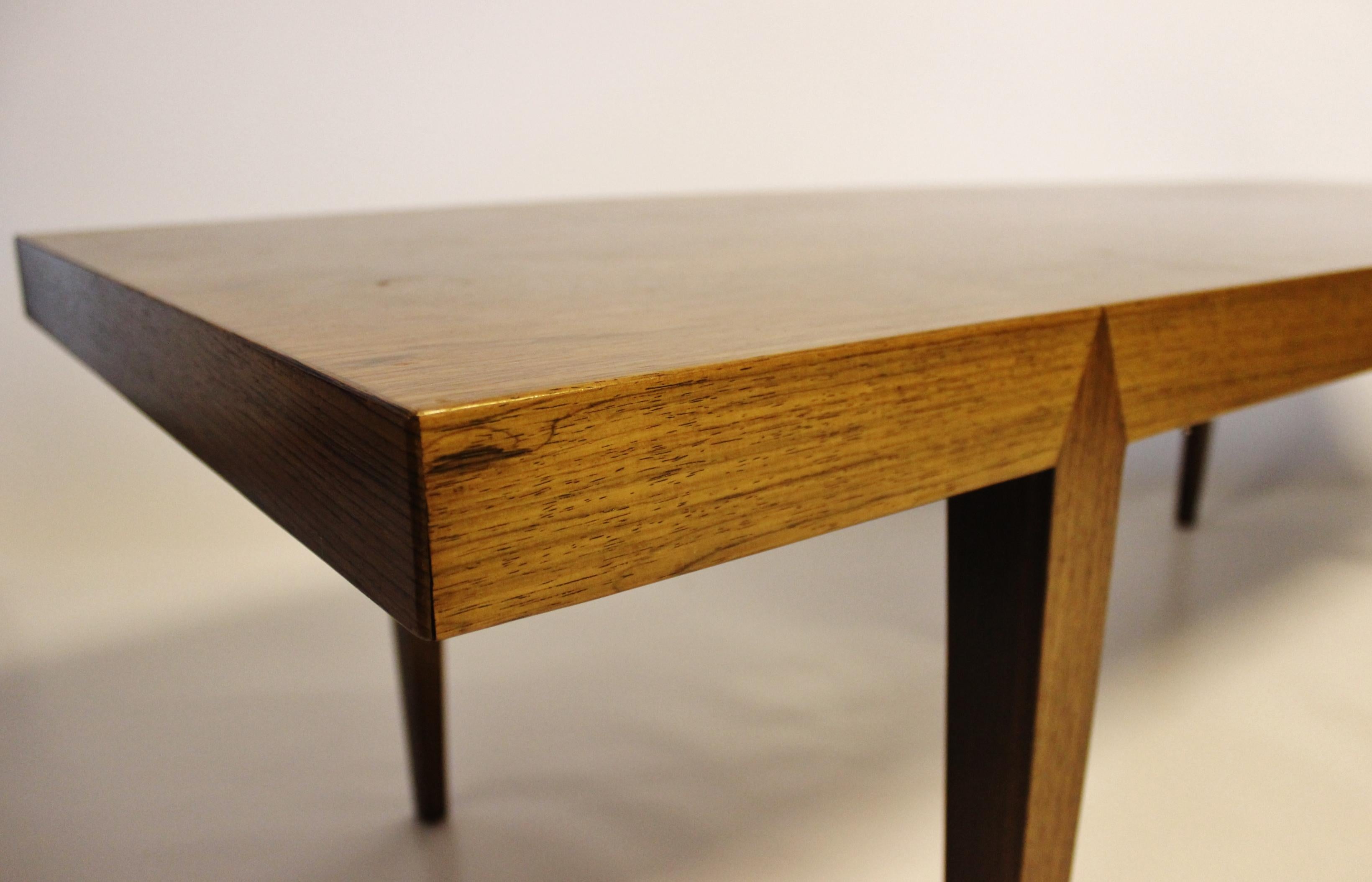 Coffee Table of Rosewood by Severin Hansen and Haslev, 1960s In Good Condition In Lejre, DK