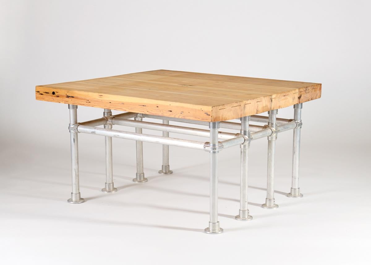 Coffee Table on Wheels, Thierry Despont, US, 20th Century In Good Condition For Sale In New York, NY