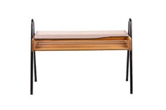 Coffee Table, or Side Table, in Blond Oak, 1950s