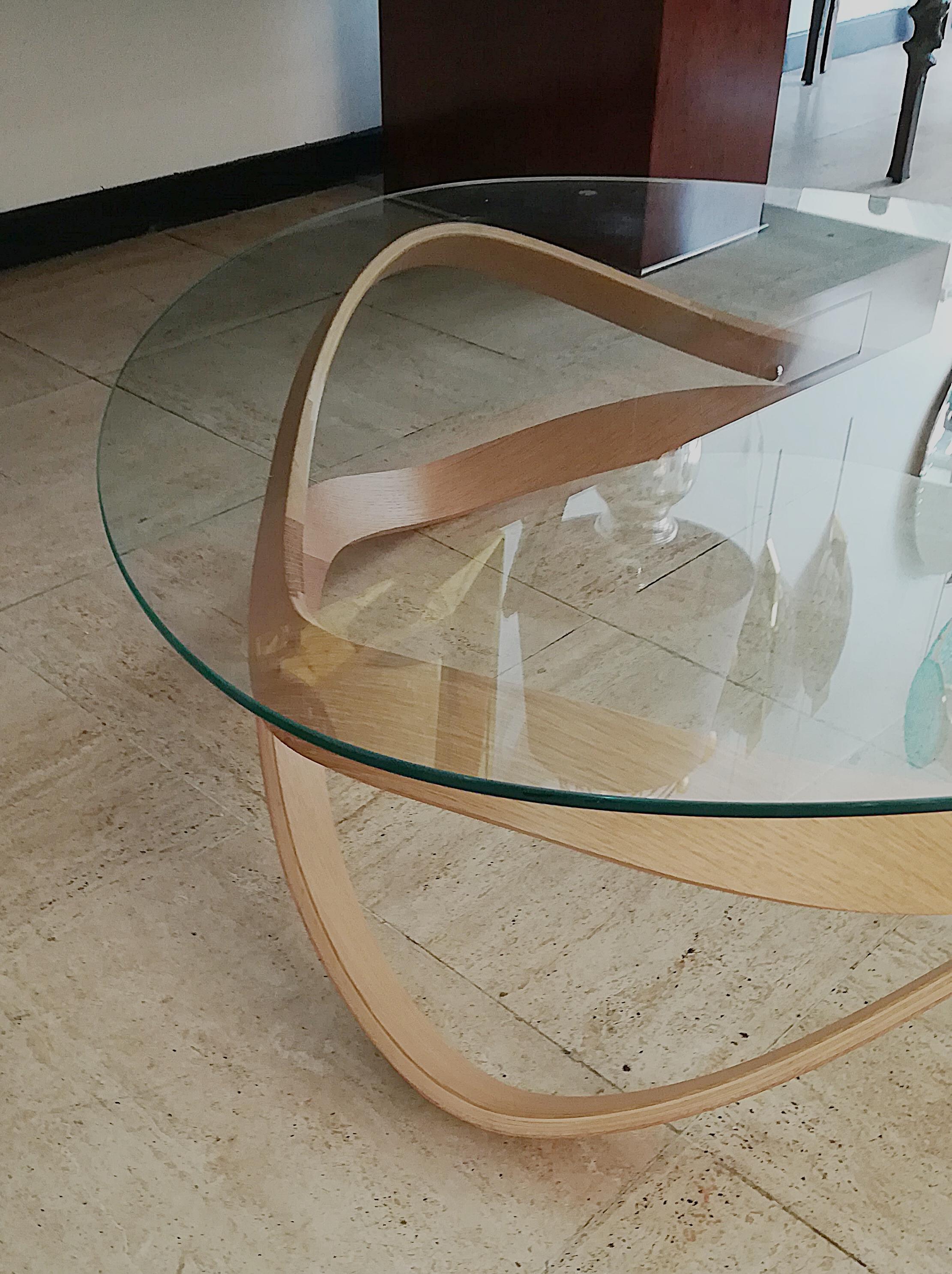 Glass Coffee Table, Original Creation by MAR Design N.Y