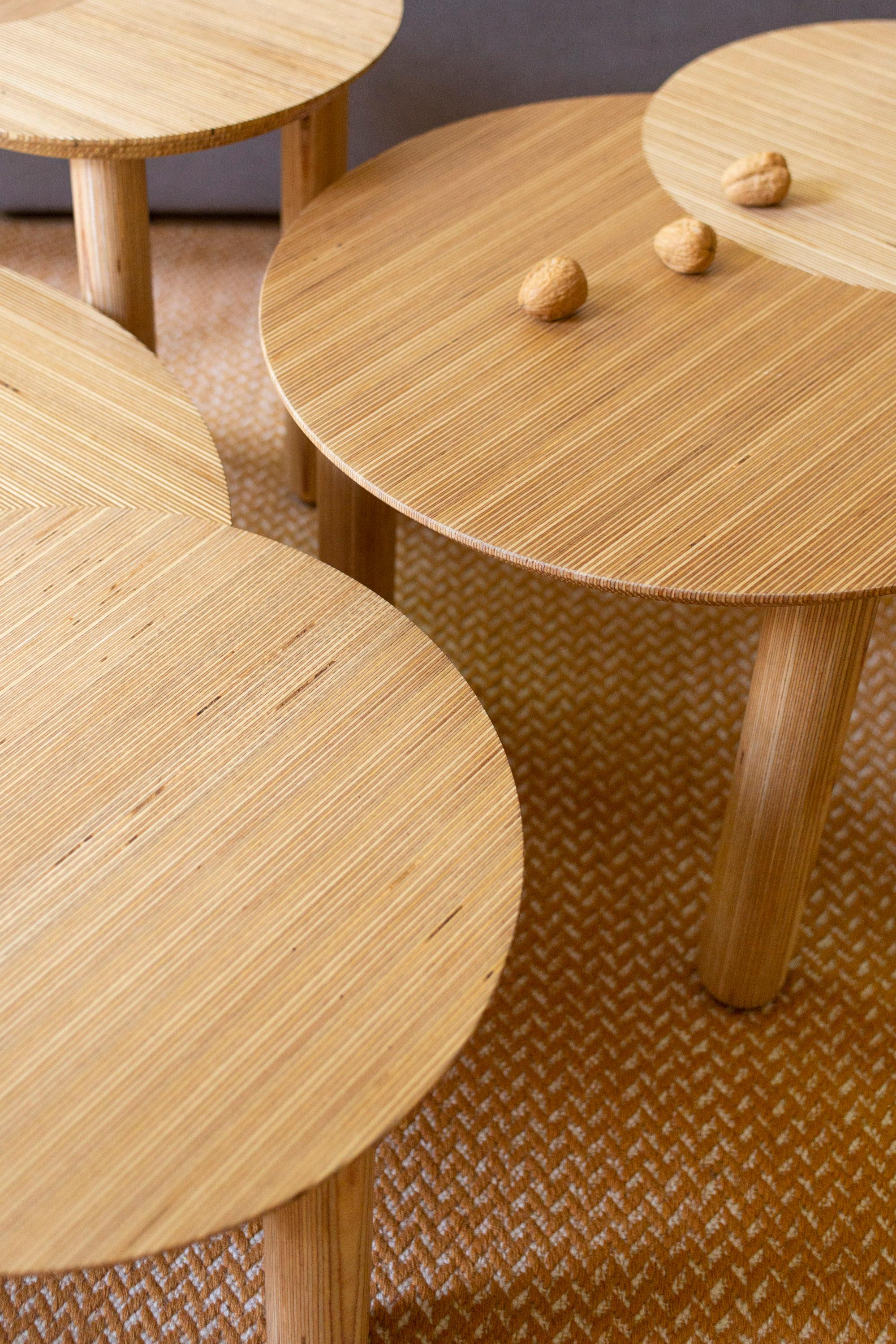 Mesa de centro Otto de madera de abedul estratificada a mano - EN STOCK Otro en venta
