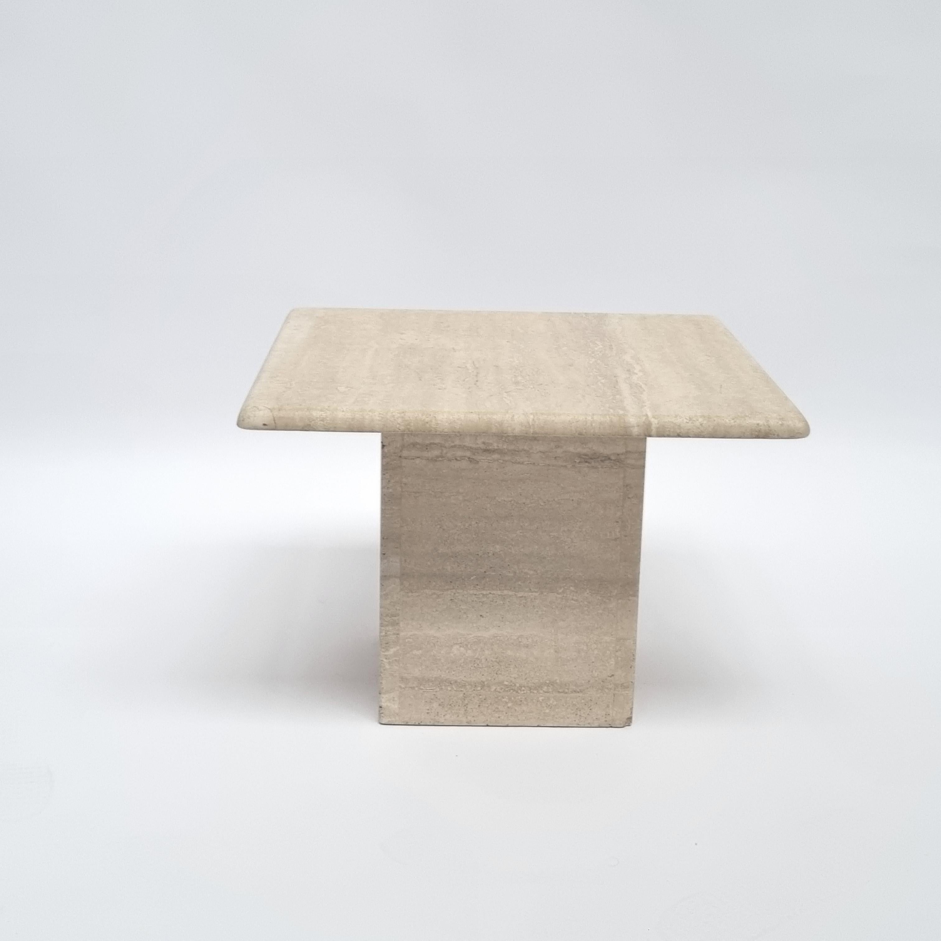 Coffee Table Out of Travertine, 1970s, Italy 1